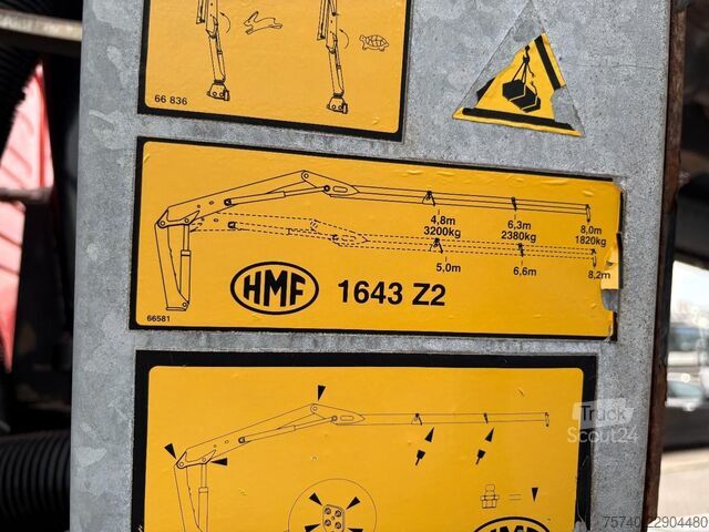Kanca kol sistemi Volvo FM 420 + HMF 1643 Z2---2X EXT. + REMOTE + TIPPE...