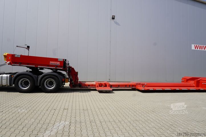 Lowbed semitrailer for transportation of construction machinery LANGENDORF SATAHV 30/50 low-bed semi-trailer / 16 m