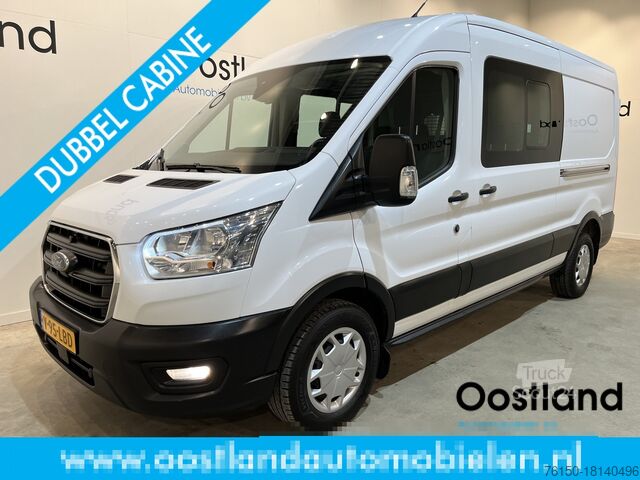 Bestelwagen dubbele cabine Ford Transit 350 2.0 TDCI L3H2 Trend 130 PK DC Dubbe...