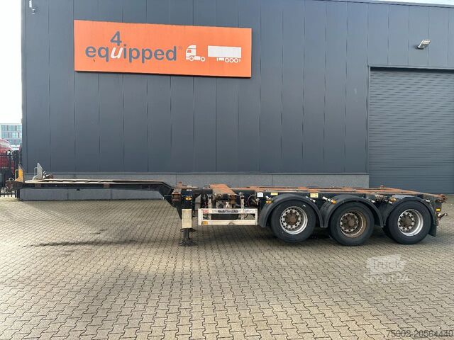 Transport de conteneurs Pacton 45FT HC multi (3x extendable) / liftaxle / BPW ...