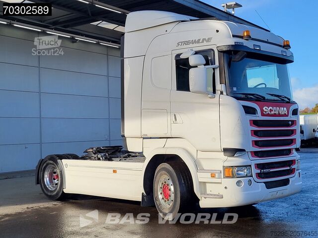 Standaard trekker Scania R520 4X2 Manual! Retarder Hydraulik Full-Air Alcoa