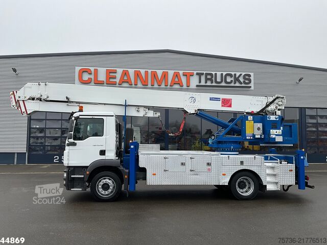 Krano sunkvežimis Man TGM 15.290 Klaas 35 meter Dachdecker Kran