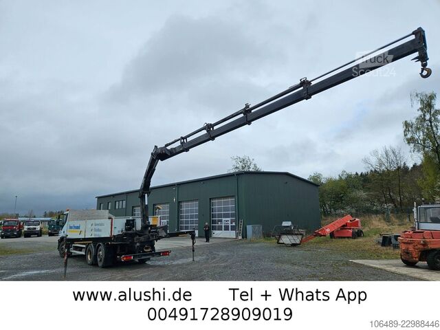 Camion plateau IVECO AT 260S42Y 7PS Kran+FUNK Hiab 166 E-4H EEV