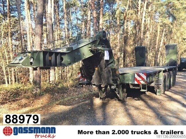 Ημιρυμουλκούμενο χαμηλής φόρτωσης Kässbohrer SLT 50-2, Elefant, EX BW