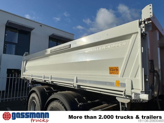 Kipper LKW Iveco X-Way AD300X46Z 6x4 mit Kran Atlas AK 206.4E-A2,