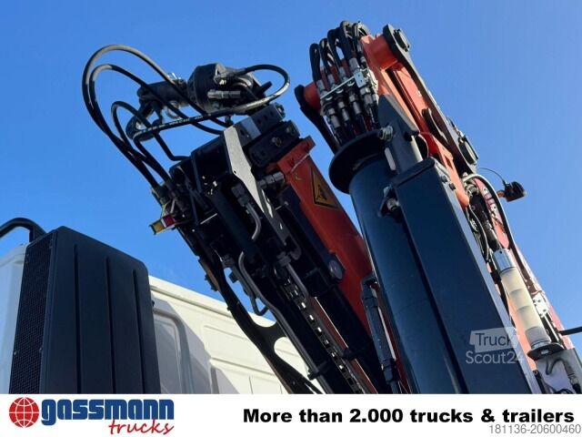 Kipper LKW Iveco X-Way AD300X46Z 6x4 mit Kran Atlas AK 206.4E-A2,