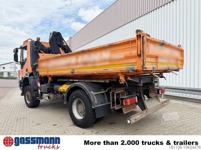 Sklápač Iveco Trakker AD190T36W 4x4, EEV, Kran Hiab 111BS-2