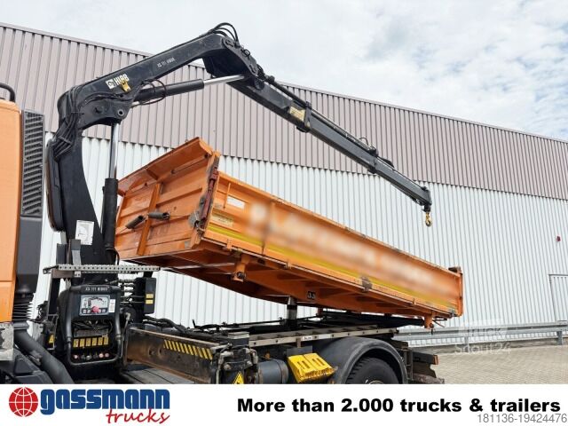 Sklápač Iveco Trakker AD190T36W 4x4, EEV, Kran Hiab 111BS-2