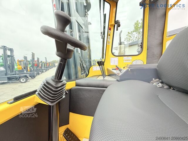 Dört yönlü forklift Combilift C4000 GAS DUPLEX 4600 FREE-LIFT CABIN