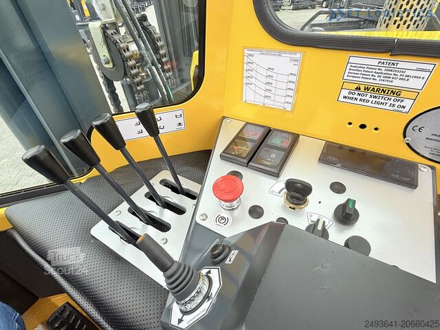 Dört yönlü forklift Combilift C4000 GAS DUPLEX 4600 FREE-LIFT CABIN