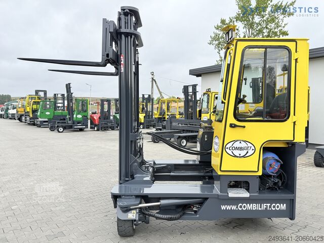 Dört yönlü forklift Combilift C4000 GAS DUPLEX 4600 FREE-LIFT CABIN