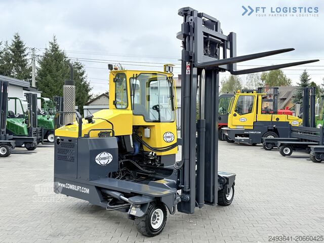 Dört yönlü forklift Combilift C4000 GAS DUPLEX 4600 FREE-LIFT CABIN