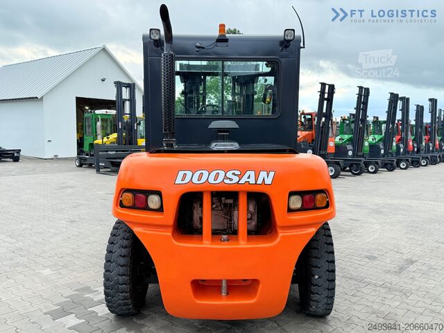 Dört tekerlekli forklift DOOSAN 70 / DUPLEX / FORK 2500MM / POSITIONER
