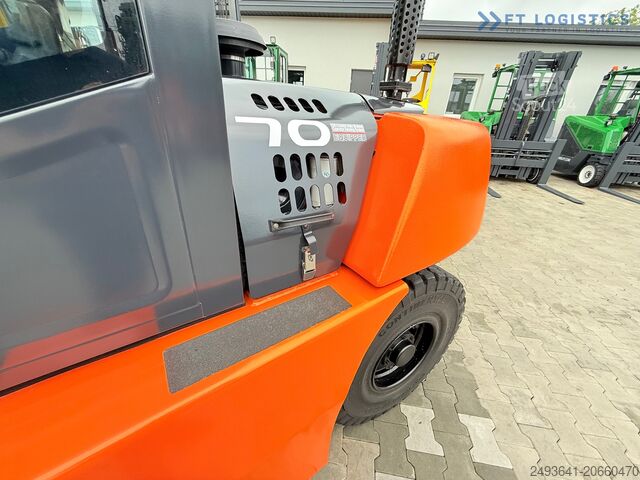 Dört tekerlekli forklift DOOSAN 70 / DUPLEX / FORK 2500MM / POSITIONER