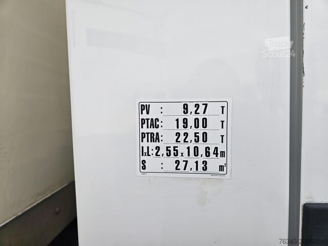 Camião caixa fechada RENAULT D19 WIDE 280 - E6 - BOITE MECANIQUE