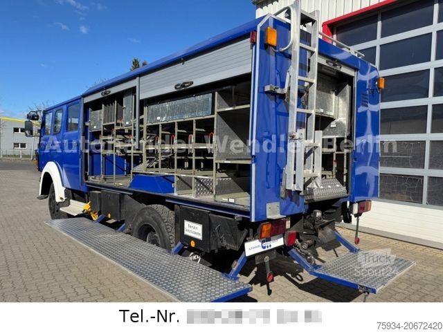 Dėžinis sunkvežimis IVECO 120-23 AW V8 4x4 Rotzler Winde TÜV neu H-Gutach