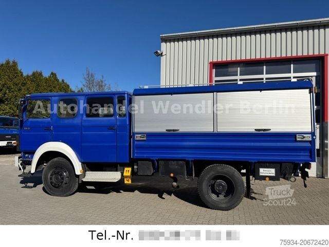Dėžinis sunkvežimis IVECO 120-23 AW V8 4x4 Rotzler Winde TÜV neu H-Gutach