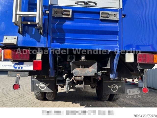 Dėžinis sunkvežimis IVECO 120-23 AW V8 4x4 Rotzler Winde TÜV neu H-Gutach