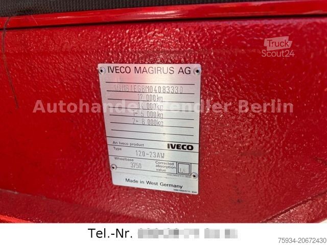 Andre IVECO 120-23AW V8 4x4 LF16 Tank 1200 L orig.25tkm