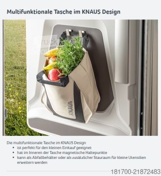 Halvintegreret autocamper Knaus L!VE WAVE 650 MEG Black Selection *TraumMobil*Automatik*Schwarz*