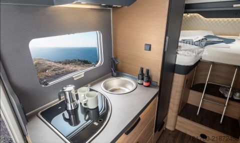 Halvintegreret autocamper Knaus L!VE WAVE 650 MEG Black Selection *TraumMobil*Autark e*