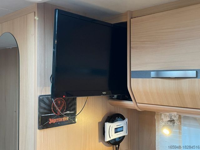 Semi-integreret campingvogn SUNLIGHT T 58 **Motorradträger****Solar 200W*
