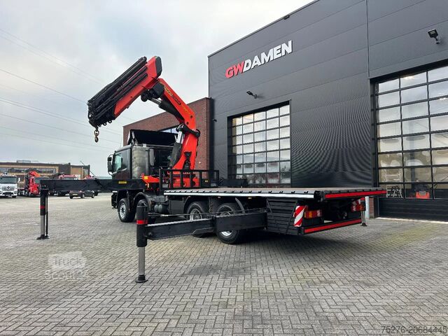 Autokrāna kravas automašīna Mercedes-Benz Actros 4144 8x4 Palfinger PK 85002 9x hydr winc...