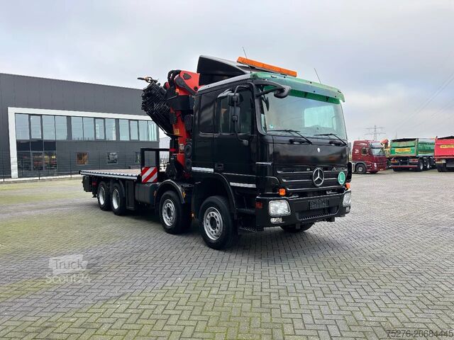 Autokrāna kravas automašīna Mercedes-Benz Actros 4144 8x4 Palfinger PK 85002 9x hydr winc...