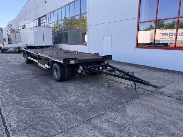 Zema kravnes piekabe Dinkel DAC 18000 2 Achs Kombi- Anhänger für Abroll- oder Absetzmulden oder Tieflader