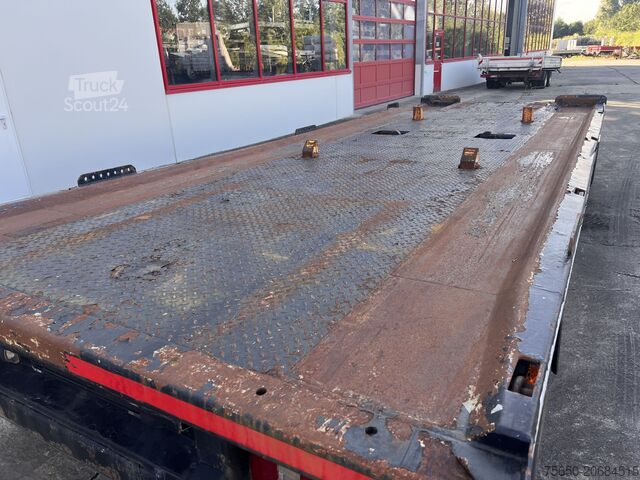 Zema kravnes piekabe Dinkel DAC 18000 2 Achs Kombi- Anhänger für Abroll- oder Absetzmulden oder Tieflader