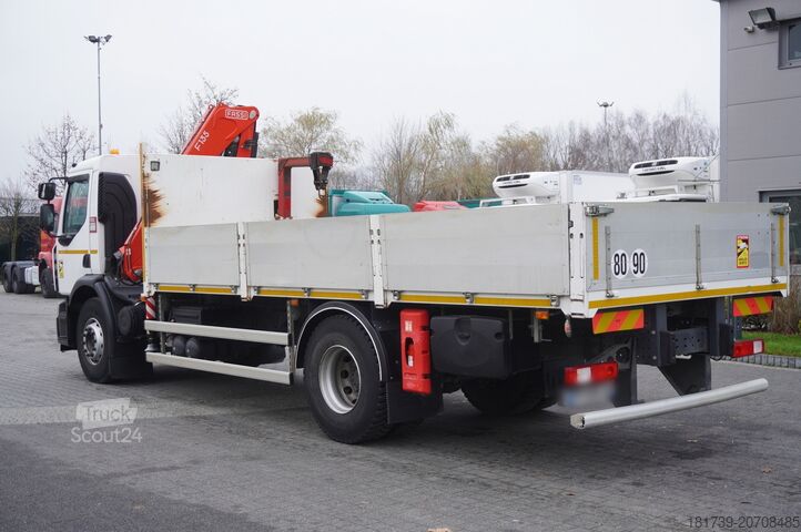 Flatbed truck with crane Renault C280 DTI 8 / FASSI crane 5.6T / 560 mth