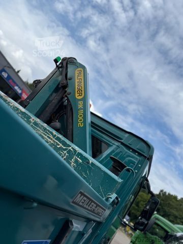 Camión volquete trilateral MERCEDES-BENZ 1832Arocs,Kran org 11 Tkm Meiler Kipper