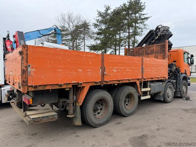 Kraanwagen Scania P420 8X4 + (25m) CRANE HIAB 422 E-5 HIPRO + JIB...