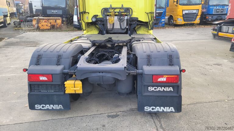 Standard dragbil Scania R 580 Retarder Standklima 2 Tanks Toplin