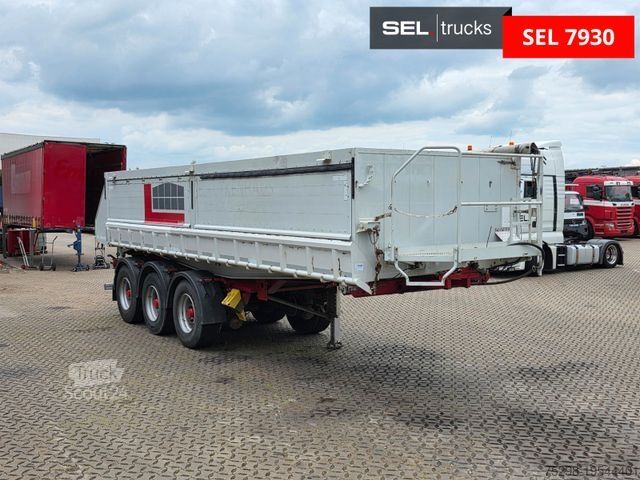 Tipper semitrailer KEMPF SK35/3 / 2 Seiten Kipper / Pendelplappe rechts !
