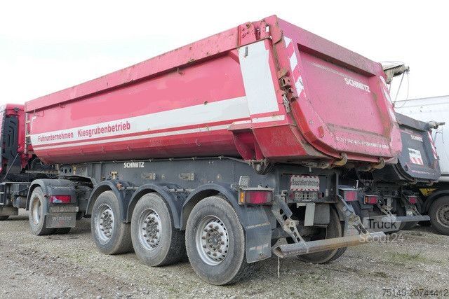 Напівпричіп-самоскид SCHMITZ CARGOBULL SKI 24 SL 7.2, Stahl, 26m³, Schlammdicht, Lift