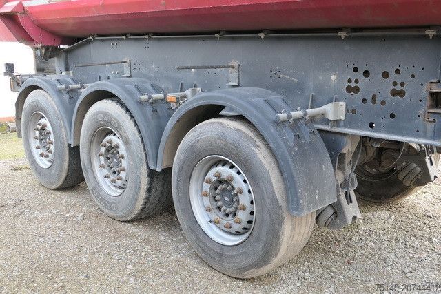 Напівпричіп-самоскид SCHMITZ CARGOBULL SKI 24 SL 7.2, Stahl, 26m³, Schlammdicht, Lift