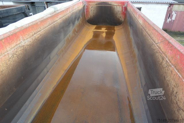 Напівпричіп-самоскид SCHMITZ CARGOBULL SKI 24 SL 7.2, Stahl, 26m³, Schlammdicht, Lift