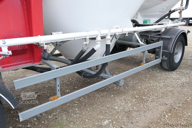 Ρυμουλκούμενο σιλό FELDBINDER H.EUT 31.2, 31m³, 3 Domdeckel, Alu-Felgen, Luft