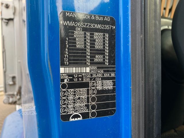 Трьохсторонній самоскид MAN TGS 26.480 6x4 BB|MEILLER/Bordmatik*Navi*Retard.
