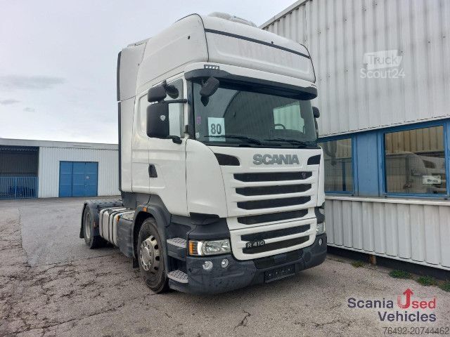 Standartinis vilkikas Scania R 410 LA4X2MNA Euro 6 Topline Streamline