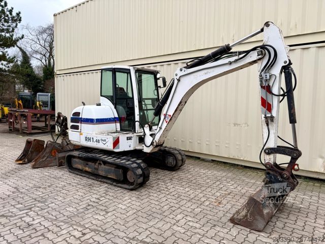 Miniekskavators O&K RH1.48 / 4.680 KG / Greifer + 3 x Löffel