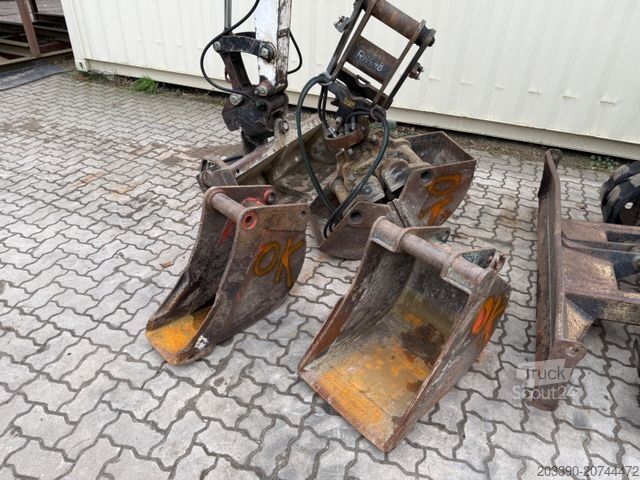 Miniekskavators O&K RH1.48 / 4.680 KG / Greifer + 3 x Löffel