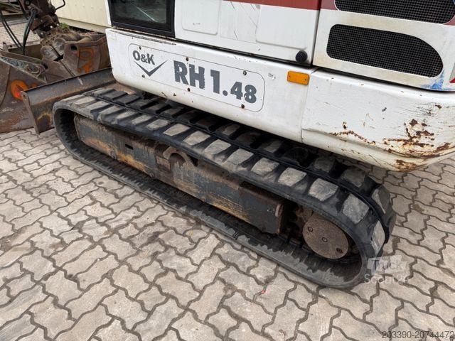 Miniekskavators O&K RH1.48 / 4.680 KG / Greifer + 3 x Löffel