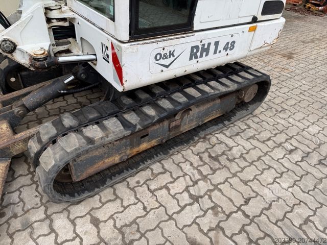 Miniekskavators O&K RH1.48 / 4.680 KG / Greifer + 3 x Löffel