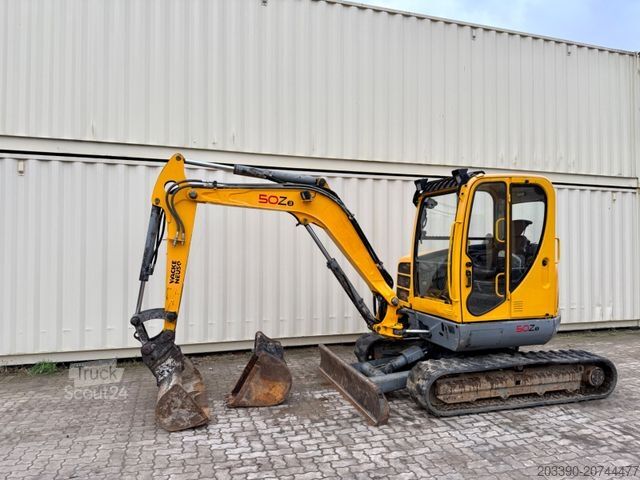 Miniekskavators WACKER Neuson 50Z3 / 2014 BJ / 2 x Löffel