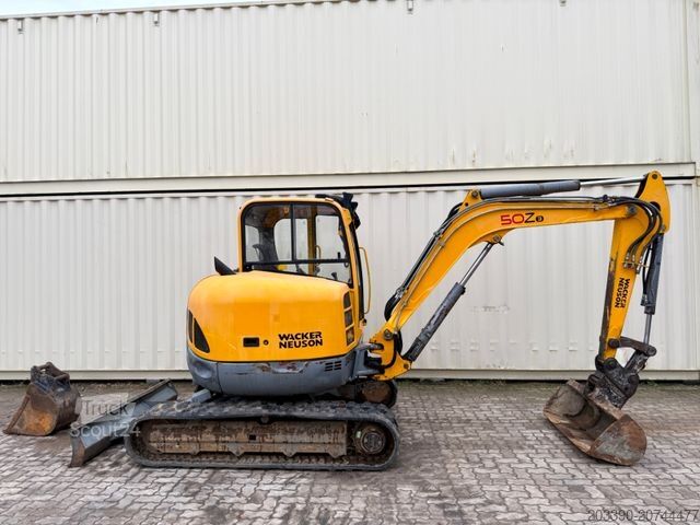 Miniekskavators WACKER Neuson 50Z3 / 2014 BJ / 2 x Löffel