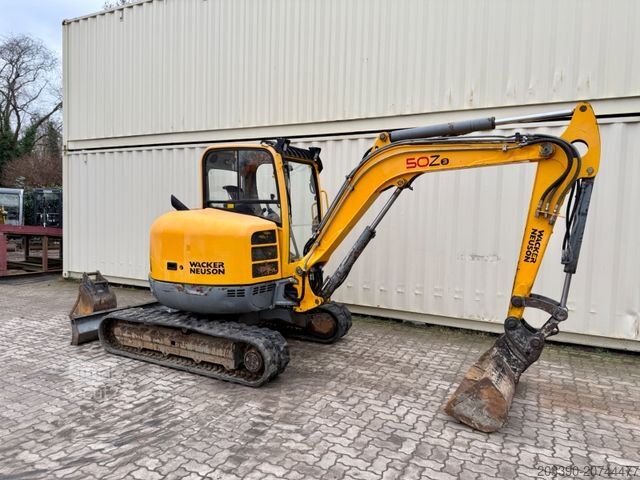 Miniekskavators WACKER Neuson 50Z3 / 2014 BJ / 2 x Löffel