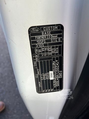 Furgon blaszak FORD Transit Custom Kasten 310 L1H1 Ablastung 2,8to