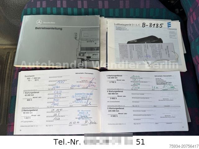 Inne MERCEDES-BENZ 811 gr Haus 6 Sitze rre orig.33tkm